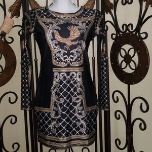 Cute long sleeve body dress